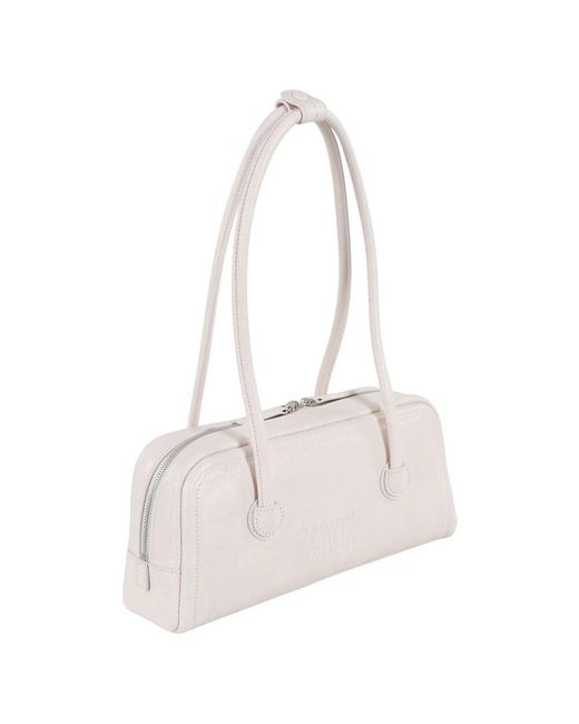 MARGE SHERWOOD Pink Rosa Weiche Baguette-Tasche Mit Reißverschluss