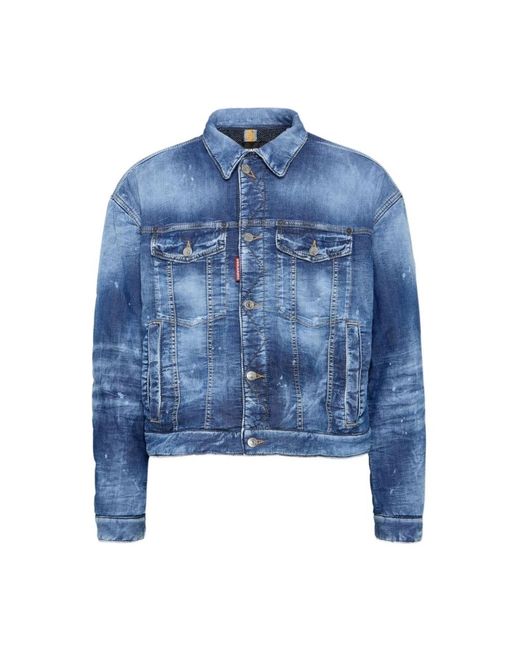 Denim Jackets DSquared² pour homme en coloris Blue