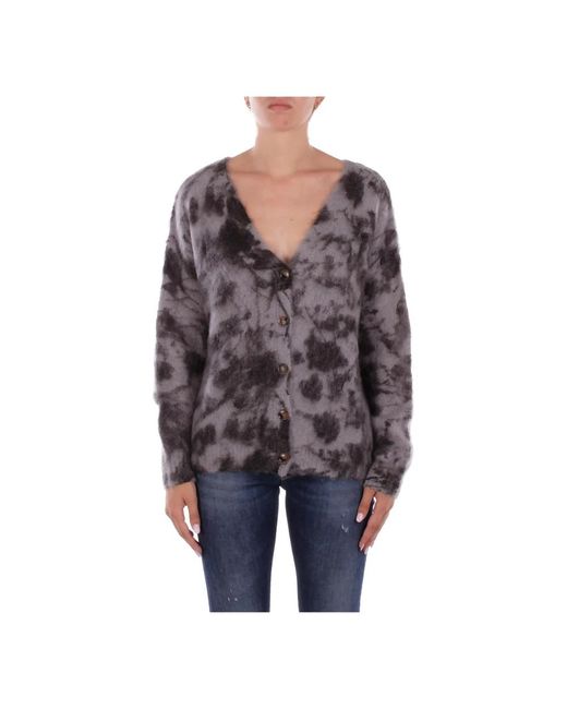 SOLOTRE Maglia Cardigan in het Black