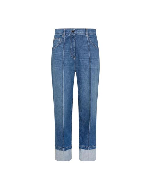 Seventy Blue Wide Jeans