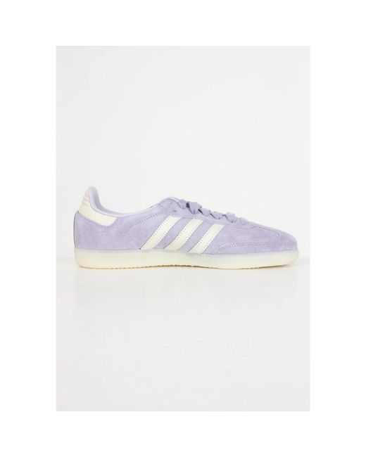 Adidas Originals Purple Lila weiße samba og sneakers