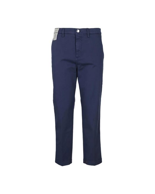 Trousers > chinos Re-hash en coloris Blue