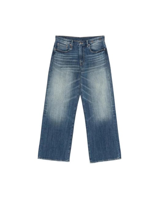 R13 Blue Straight Jeans for men