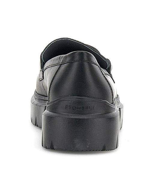 Stonefly Black Chain Moccasin