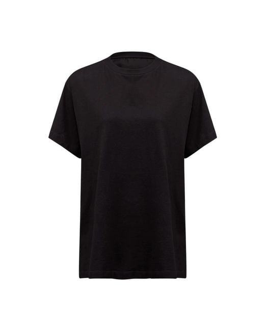 Camisetas Y Polos De Mujer En Negro, Mujer, Talla MM6 by Maison Martin Margiela de color Black