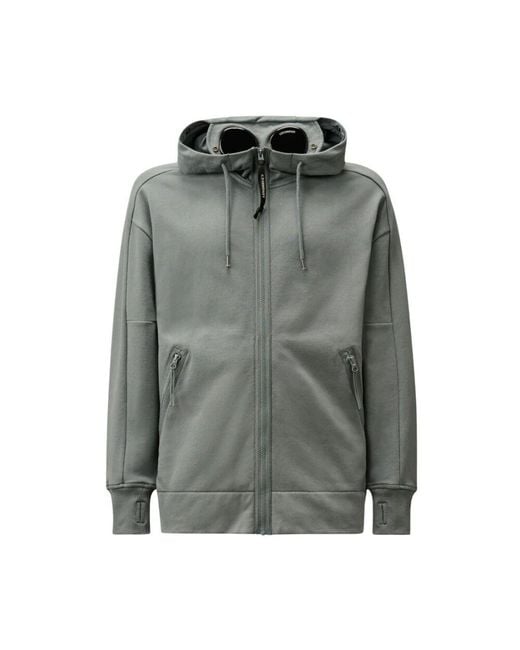 C P Company Gray Zip-Throughs for men
