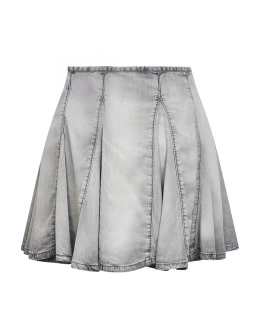 DIESEL Gray Denim Skirts
