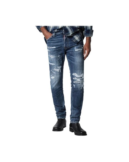DSquared² Blue Slim-Fit Jeans for men