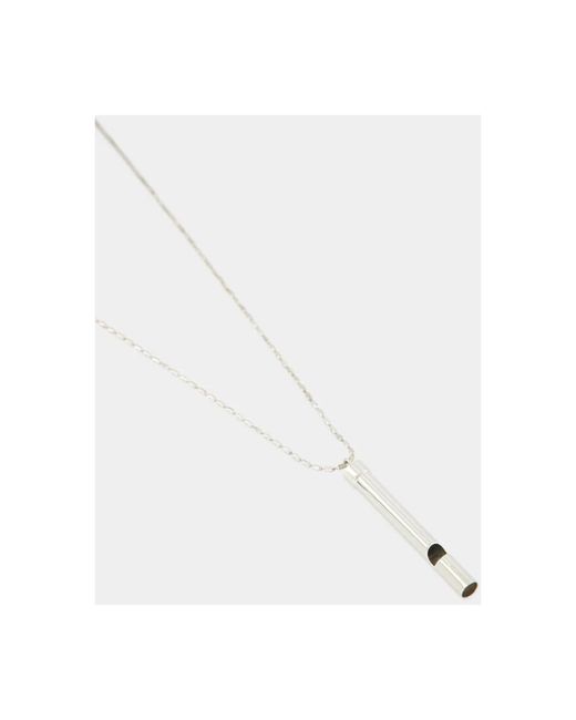 MM6 by Maison Margiela White Necklaces