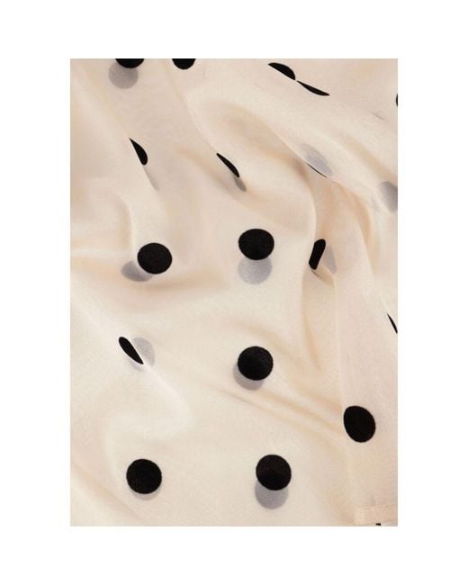 Lolly's Laundry Blue Elegante Creme Bluse Pinell