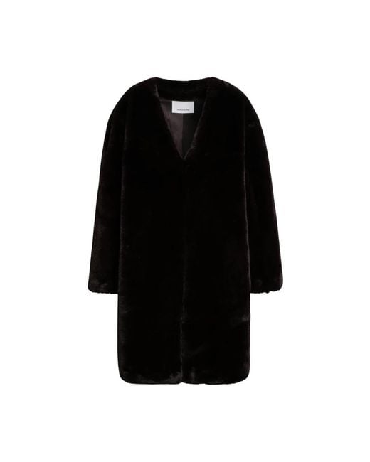 Frankie Shop Black Faux Fur & Shearling Jackets