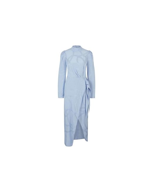HUGO Kleedjes ,Blauw ,Elegante Jurk in het Blue