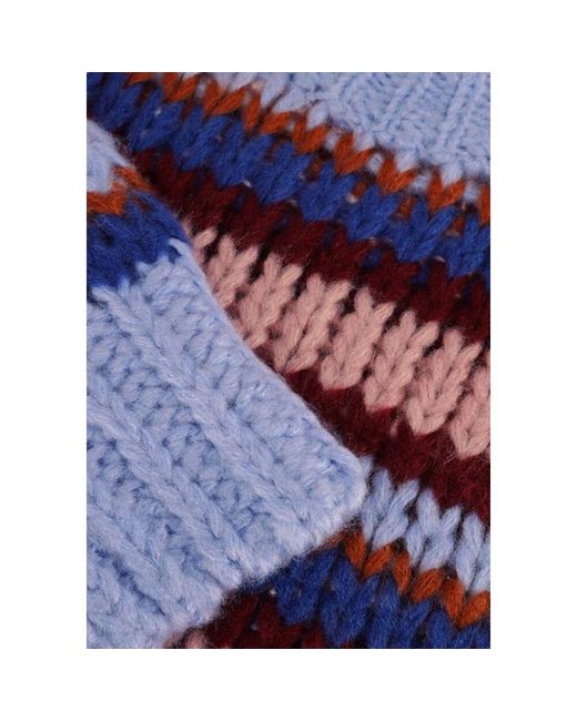 Ydence Red Bunter Strickpullover Meggie