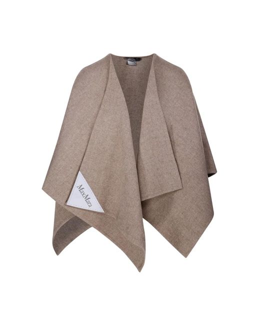 Max Mara Capes in het Brown