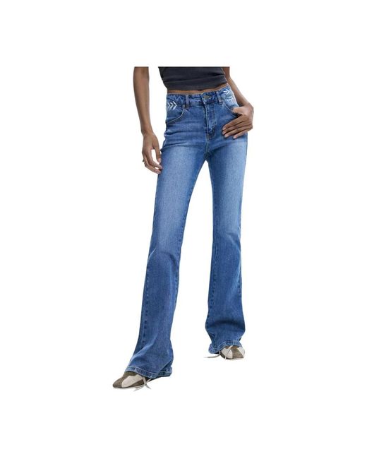 Desigual Blue Flare Jeans