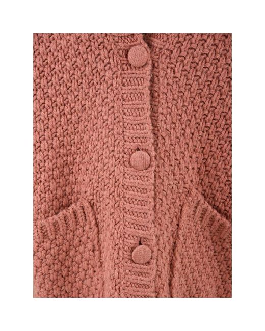 Mar De Margaritas Truien & Vesten ,Roze ,Roze Cardigan Cardigan in het Pink