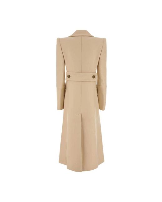 Zimmermann Natural Double-Breasted Coats