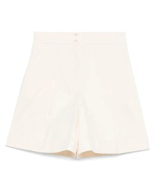 A.P.C. White Short Shorts