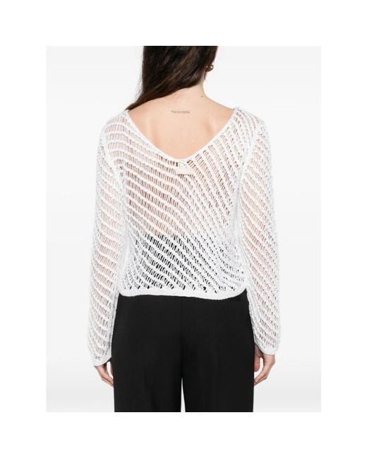 Pinko White Blouses