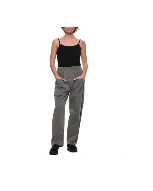 Transit Gray Wide Trousers