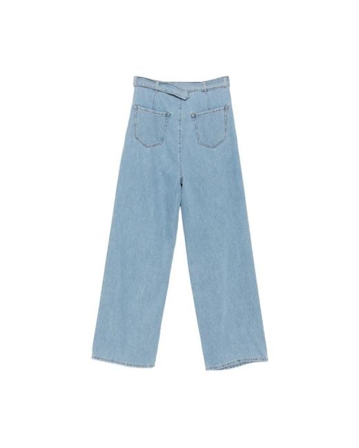 Dries Van Noten Blue Wide Jeans for men