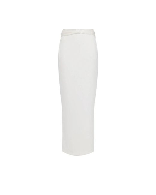 Elisabetta Franchi Maxi Skirts in het White