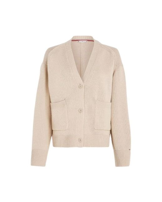 Cardigans Tommy Hilfiger en coloris Natural