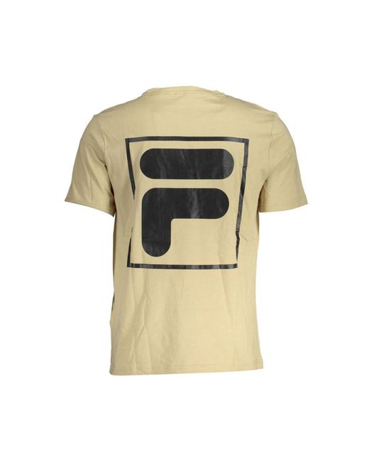 T-Shirts Fila de hombre de color Yellow