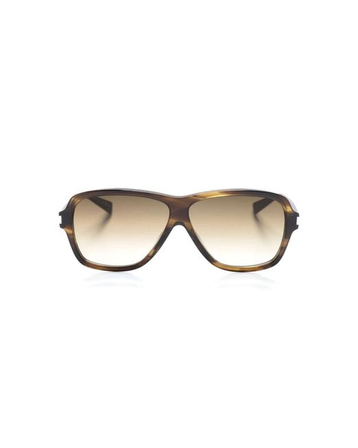 Saint Laurent Metallic Sunglasses for men