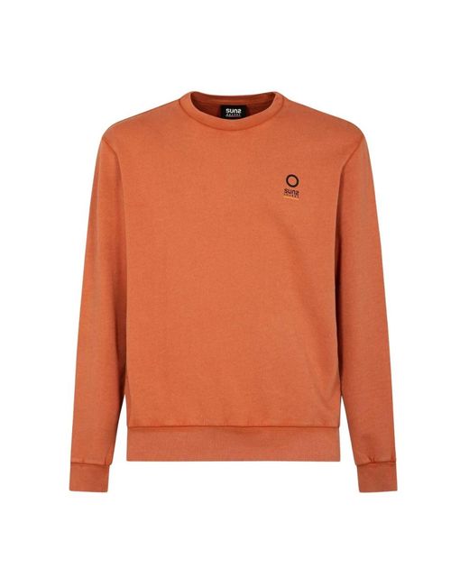 Suns Boards Gipo Dye Old Crewneck Sweatshirt in Orange für Herren