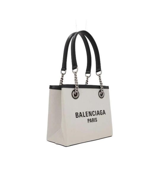 Balenciaga White Tote Bags