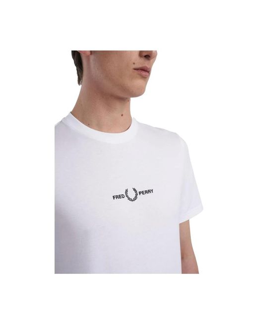 Tops > t-shirts Fred Perry pour homme en coloris White