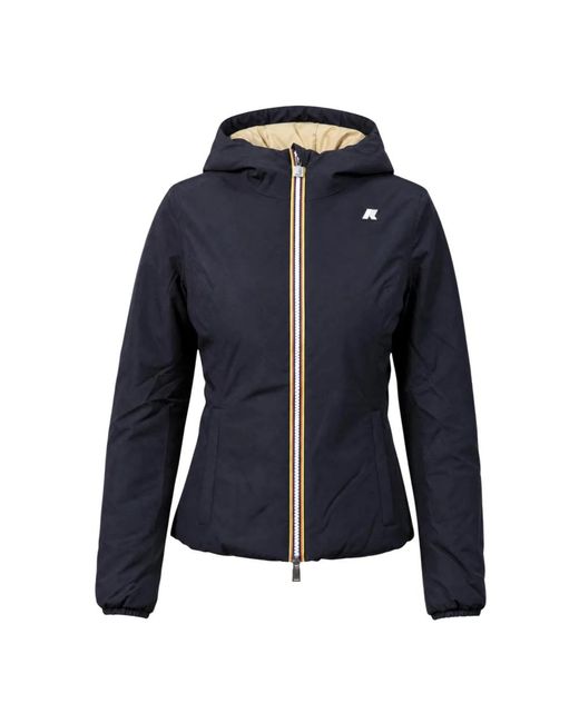 Light Jackets K-Way en coloris Blue