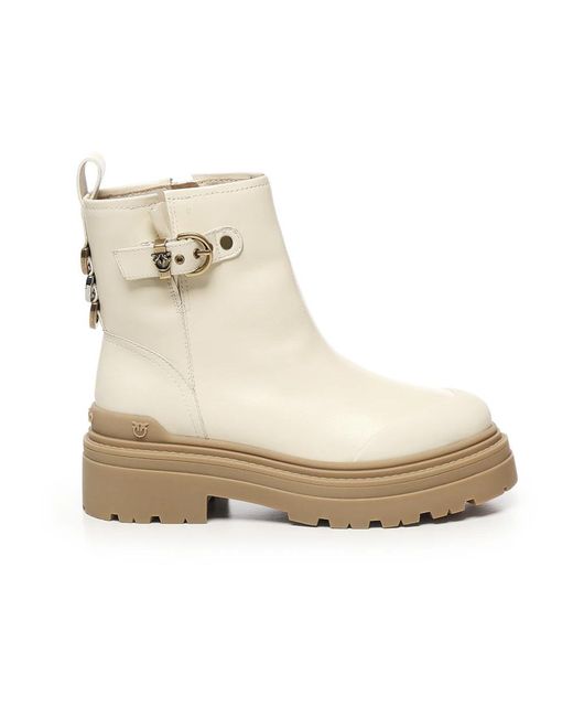 Pinko Natural Ankle Boots