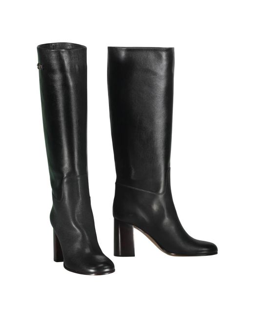 Ferragamo Black Heeled Boots