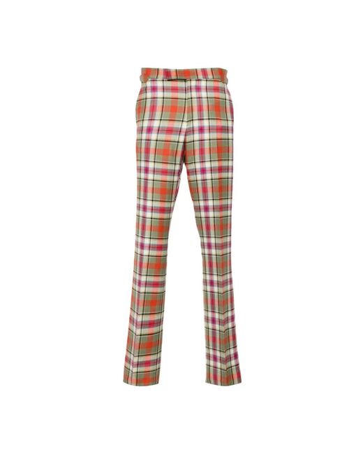 Vivienne Westwood Red Straight Trousers for men