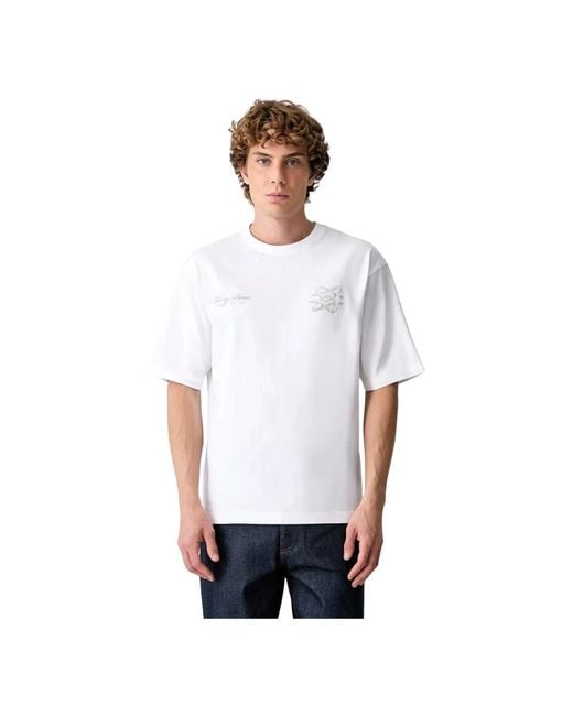 Filling Pieces Bridge The Gap Boxy Tee in het White voor heren