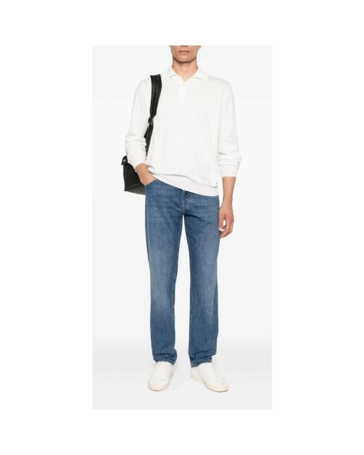 Straight Jeans Brunello Cucinelli pour homme en coloris Blue