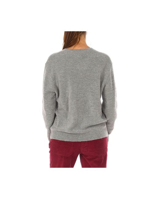 Napapijri Gray Round-Neck Knitwear