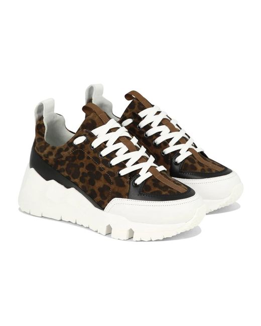 Pierre Hardy Brown Sneakers