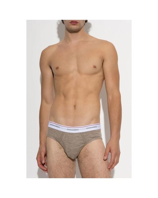 Bottoms DSquared² de hombre de color Gray