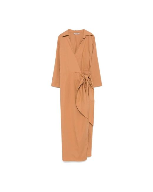 Midi Dresses Twinset de color Brown