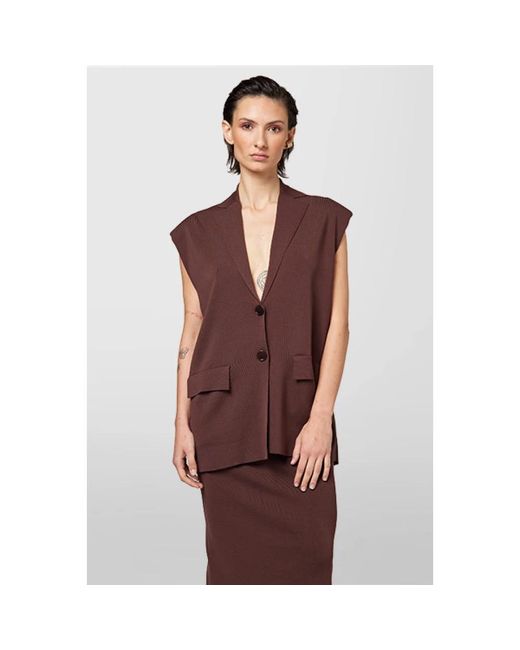 Vests Alpha Studio de color Purple