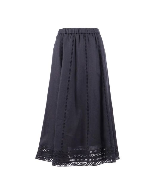 Weekend by Maxmara Blue Midi Skirts