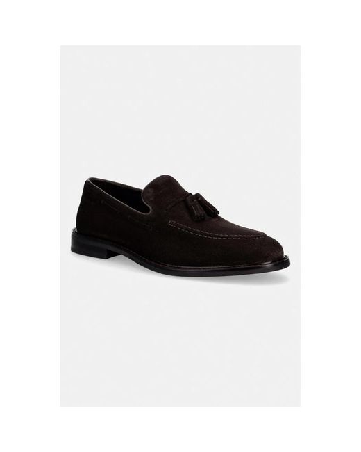 Gant Lozham Wildleder Loafer in Black für Herren