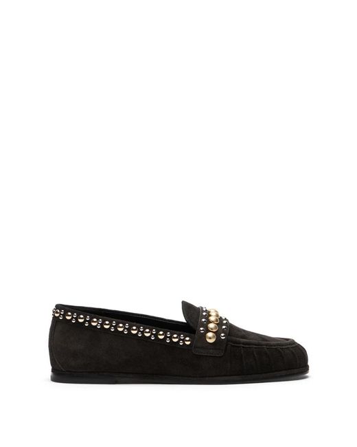 Stuart Weitzman Black Perry Loafer