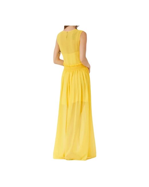 Dresses > day dresses > maxi dresses Manila Grace en coloris Yellow