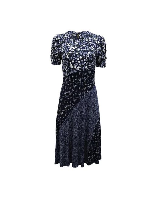 Michael Kors Blue Stoff dresses