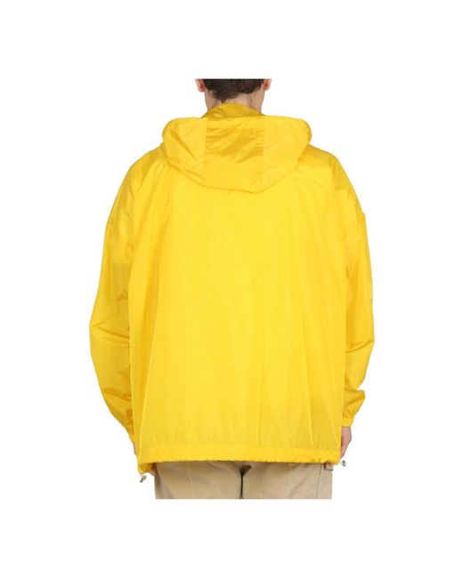 DSquared² Jacket With Logo Patch in het Yellow voor heren