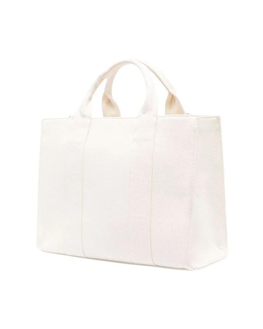 Karl Lagerfeld White Shopping Bags